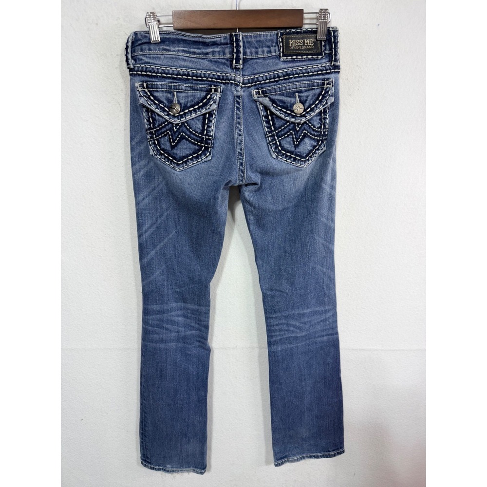Miss Me Irene Bootcut Jeans Women's Size 29 Blue Western Embellished Boho Cotton